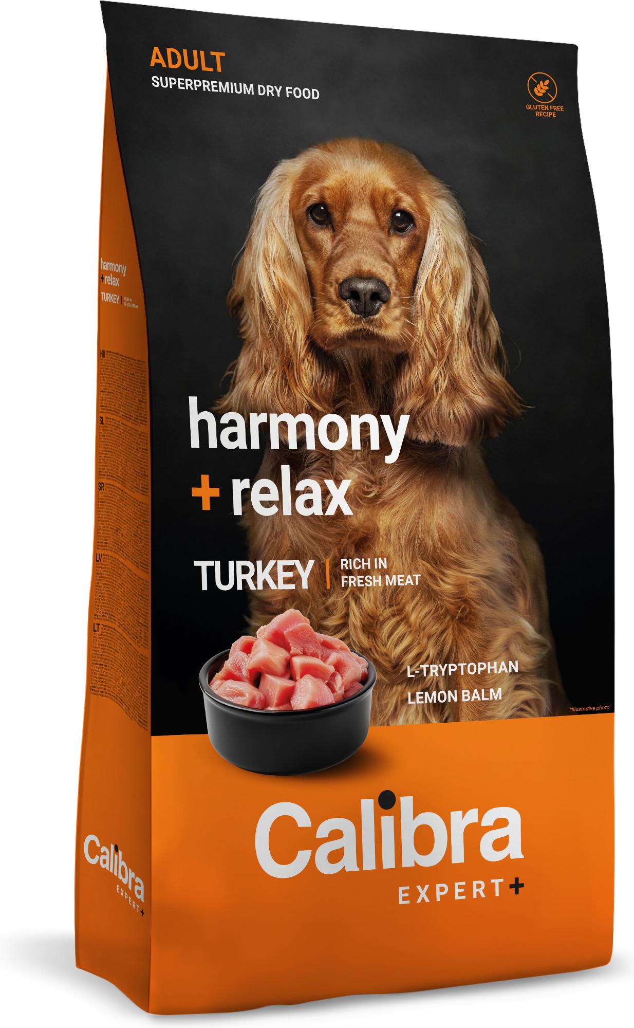 Calibra Expert+ Canine Adult Harmony + Relax Truthahn