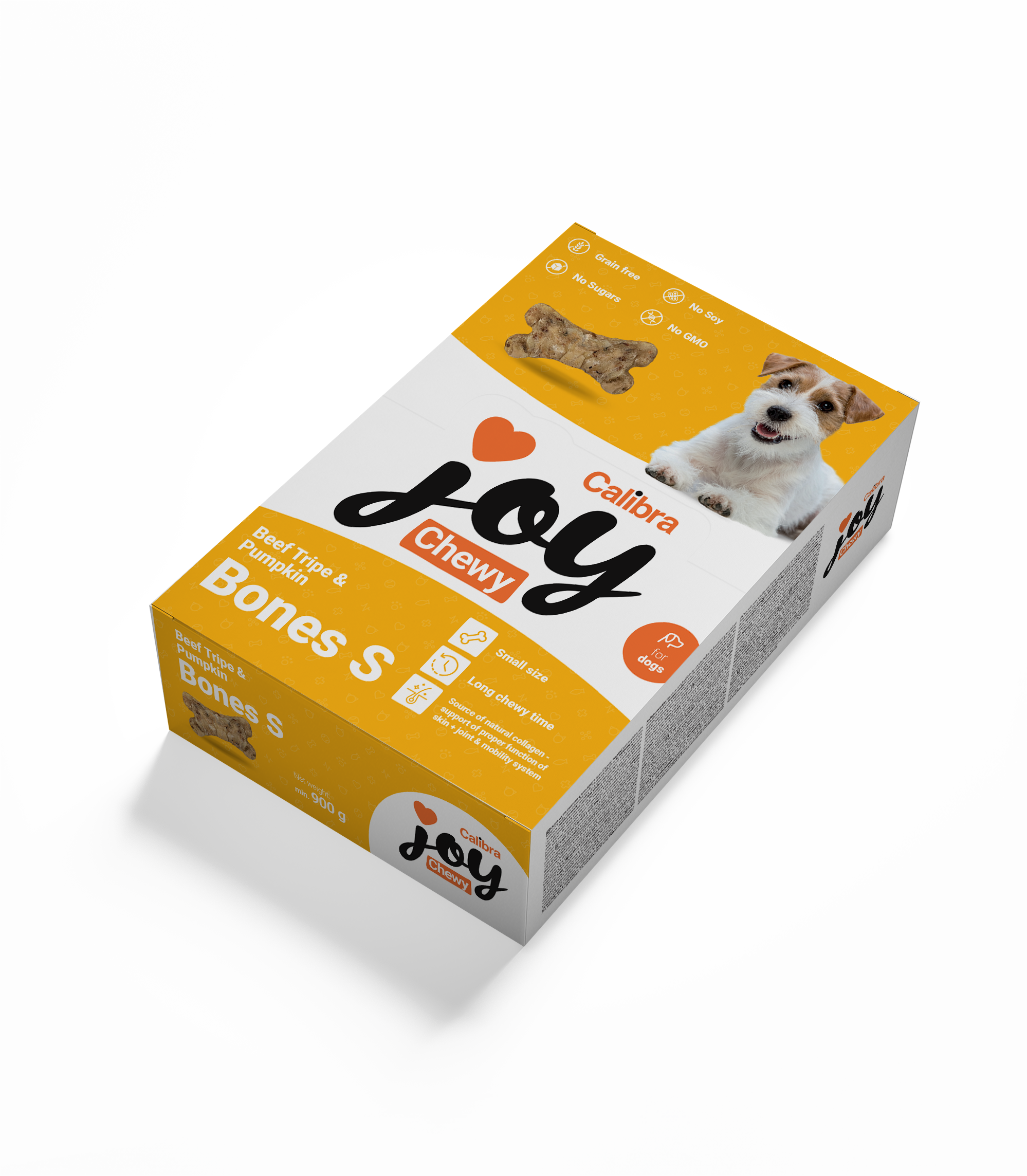 Calibra Joy Chewy Canine Beef Tripe & Pumpkin Bones S
