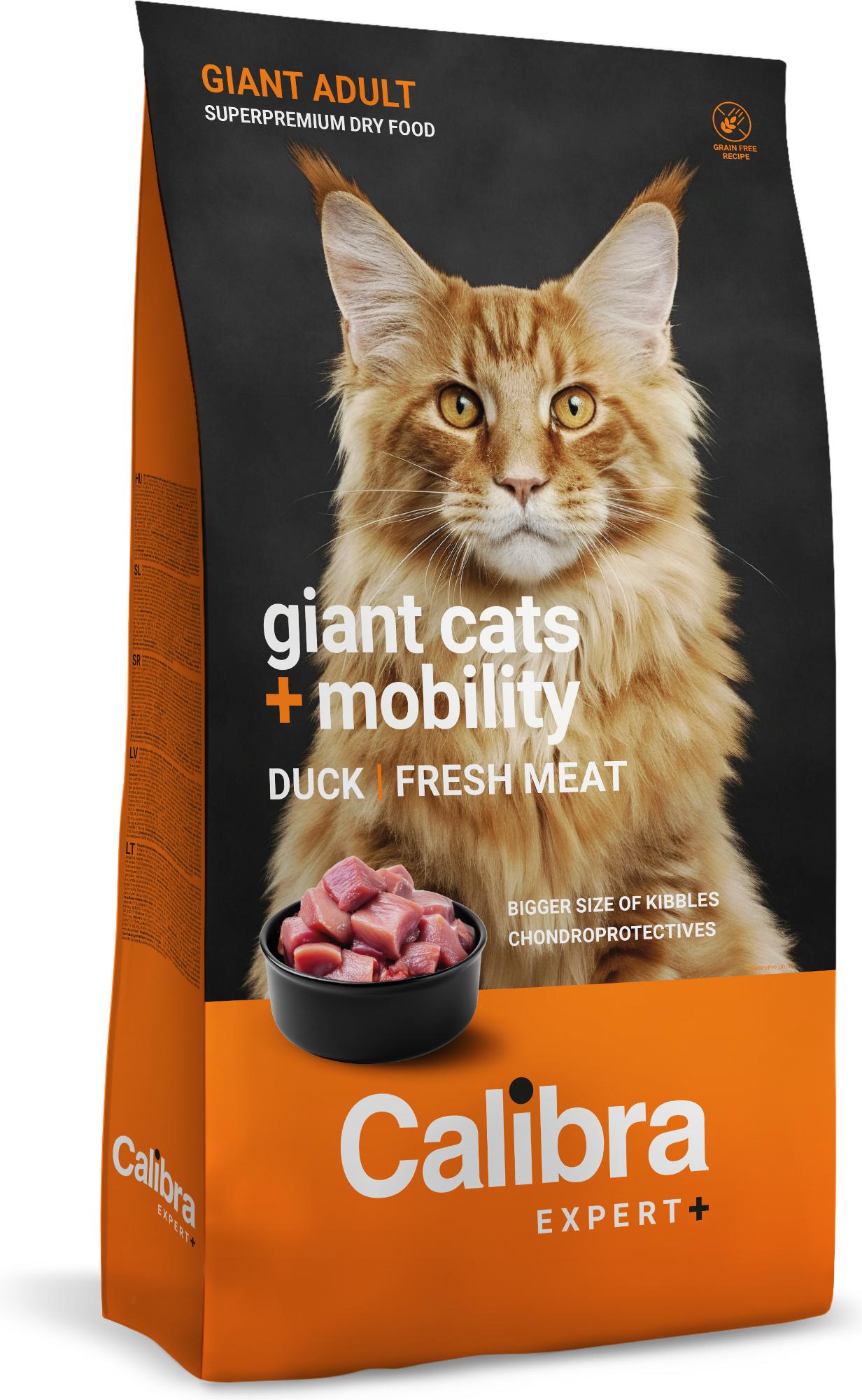Calibra Expert+ Feline Adult Giant + Mobility Ente und Huhn