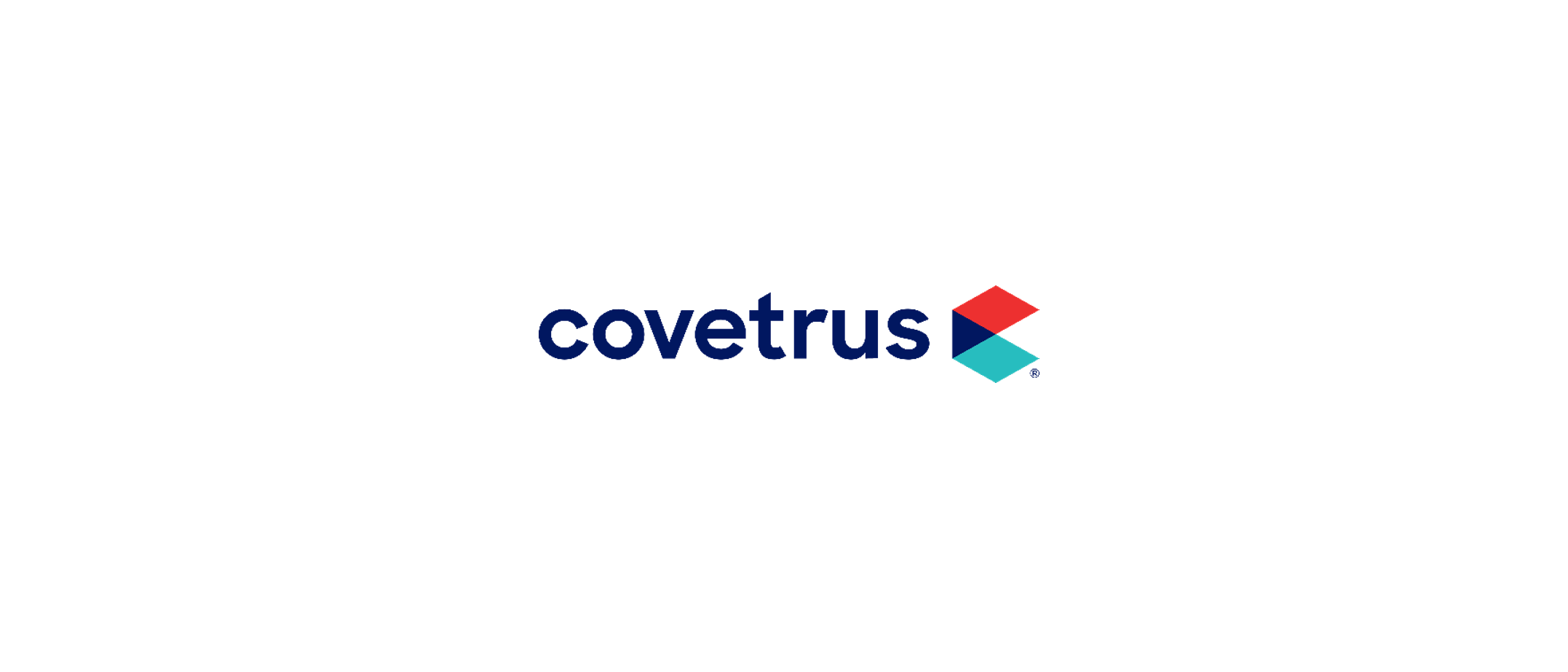 logo, Markenlogo, covetrus, blauer text, dreieckiges Symbol