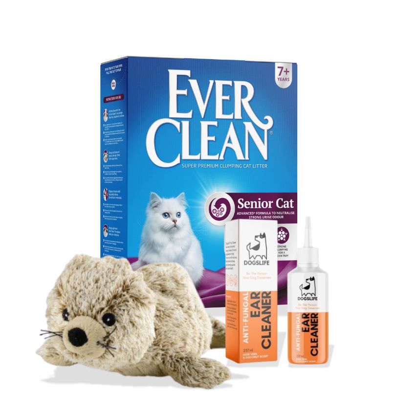 Katzenstreu, Ever Clean, Senior Cat, Ohrreiniger?, Katzenspielzeug?